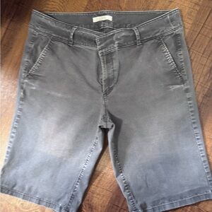 LOFT Women's Gray Bermuda / Chino Style Shorts